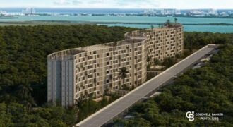 Departamento en Venta en Okün en Cancún, 2 recámaras.