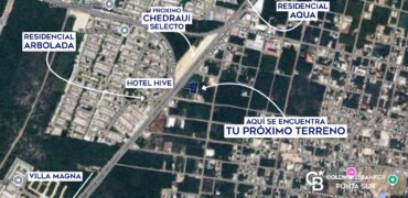 Terreno Estratégico de 6,001 m² en Venta sobre Av. Huayacán – Cancún